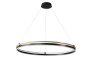 Подвесная люстра CRYSTAL LUX FERNANDO SP88W LED D1000 BLACK/GOLD