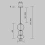 Подвесной светильник Maytoni MOD307PL-L24BS3K