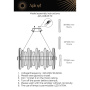 Люстра подвесная Aployt  APL.028.03.70