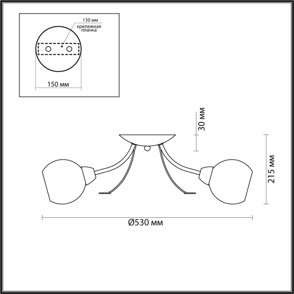 5265/3C COMFI LN23 237 античная латунь Люстра потолочная E14 3*40W 220V TULA