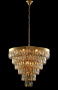 Люстра Crystal Lux ABIGAIL SP-PL15 D620 GOLD/AMBER