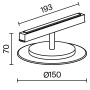 Трековый светильник Technical TR107-2-5W3K-B