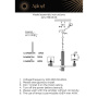 Люстра подвесная Aployt  APL.736.03.06