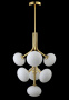 Люстра Crystal Lux ALICIA SP7 GOLD/WHITE