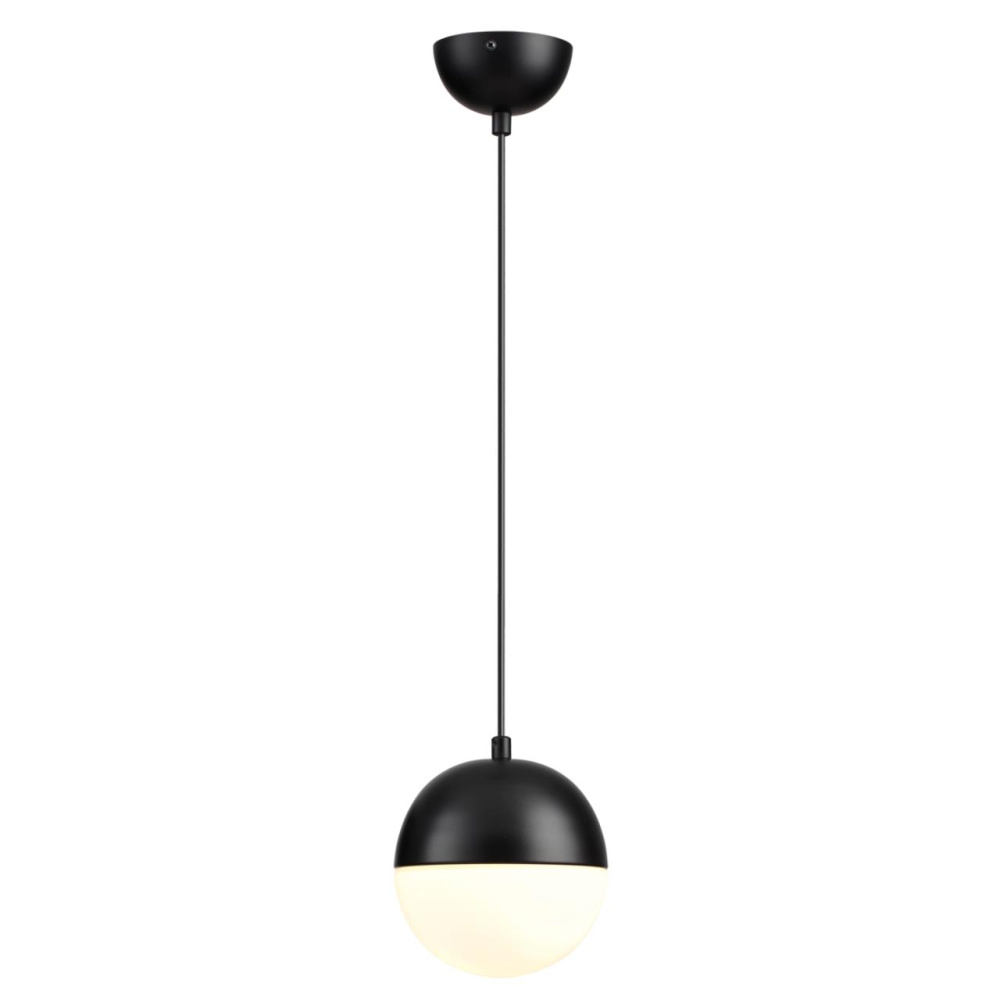 4958/1 PENDANT ODL22 345 черный/металл/белый/стекло Подвес E27 1*40W PINGA