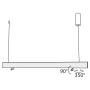 Подвесной светильник Technical P068PL-L27W4K