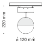 Трековый светильник Technical TR017-2-10W3K-B