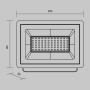 Прожектор Outdoor FL001-L50B4K