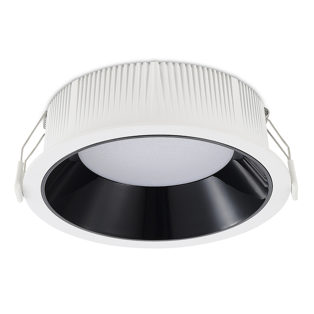 ST755.438.18 Св-к встр. Черный LED 1*18W 3000K 1 620Lm Ra80 120° IP20 D160xH60 100-240V Встраиваемые светильники