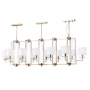 Люстры Crystal Lux NICOLAS SP12 L1600 GOLD/WHITE