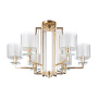 Люстра Crystal Lux NICOLAS SP-PL6 GOLD/WHITE