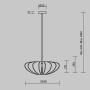 Подвесной светильник Maytoni MOD398PL-01GR1