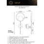 Светильник настенный (Бра) Aployt  APL.053.01.15