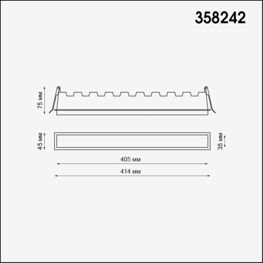 358242 SPOT NT19 305 белый Встраиваемый светильник IP20 LED 30W 85-265V HIELO