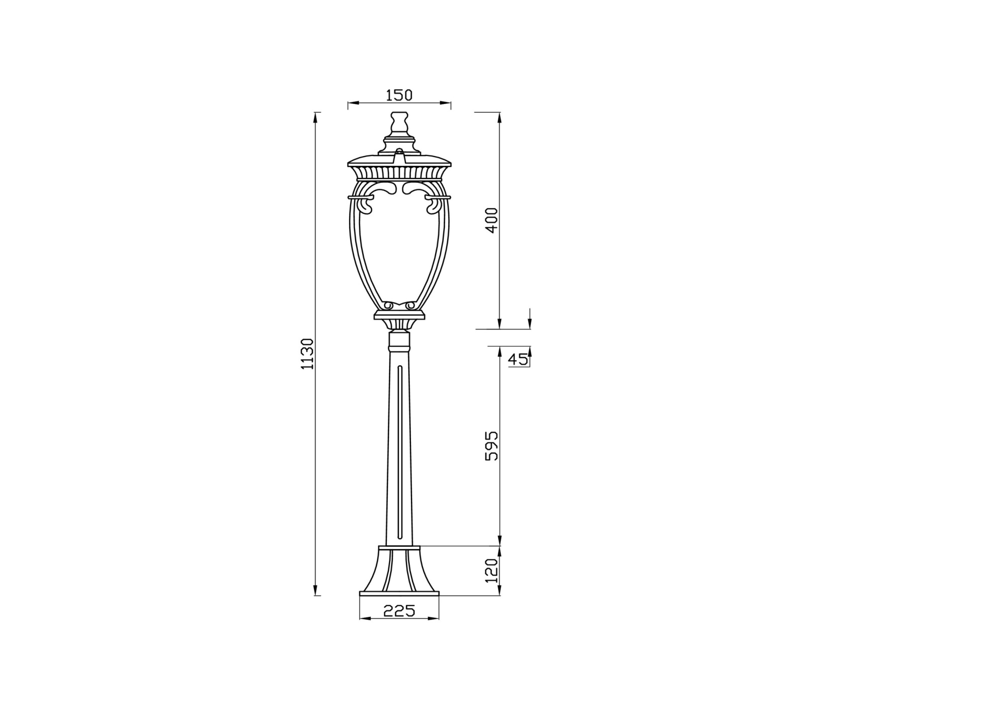 Ландшафтный светильник Outdoor O414FL-01GB1