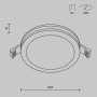 Встраиваемый светильник Technical DL303-L7B