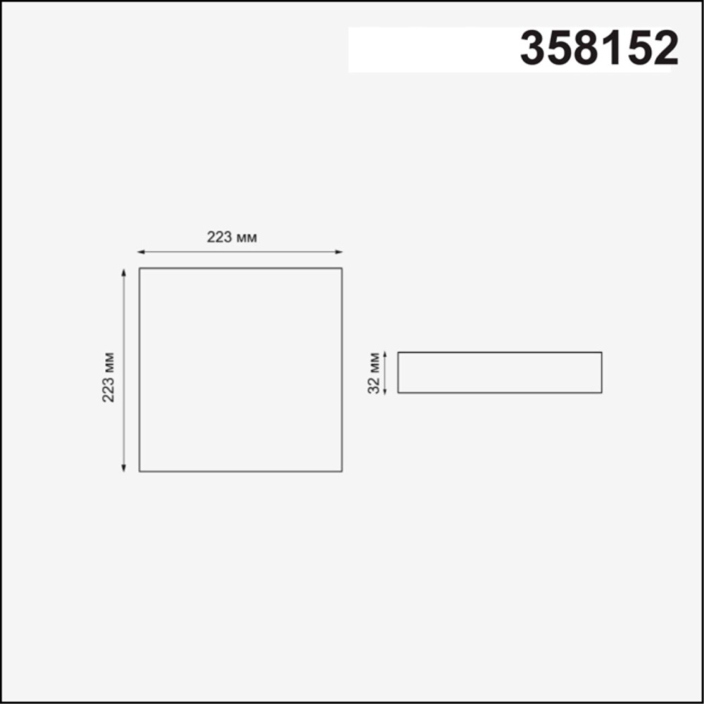 358152 SPOT NT19 301 белый Встраиваемый светильник IP20 LED 4000K 24W 85 - 265V MON