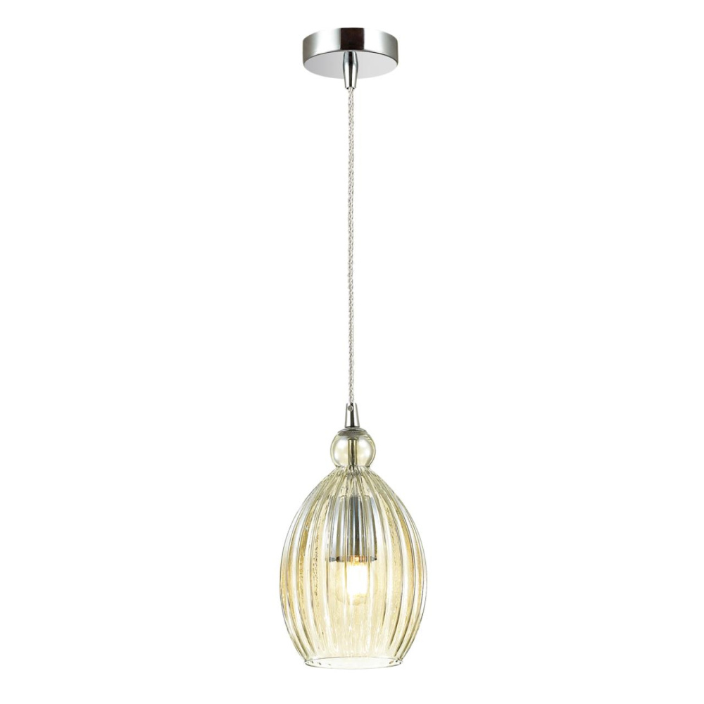 4711/1 PENDANT ODL20 355 св.коричневый/хром Подвес E27 60W 220V STORZO