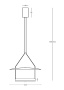 Подвесной светильник Maytoni MOD280PL-L23B3K