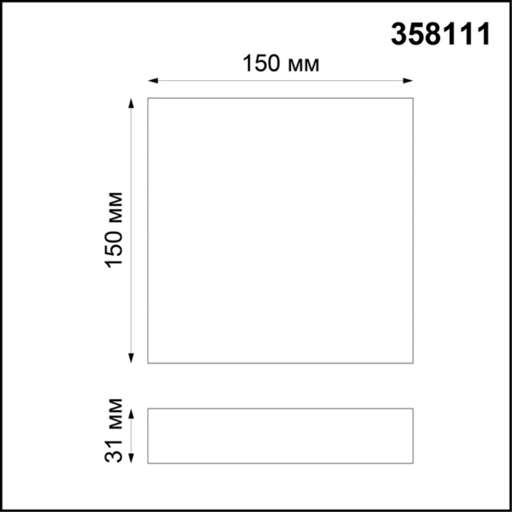 358111 OVER NT19 238 белый Накладной светильник IP20 LED 4000K 16W 85-265V ORNATE