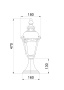 Ландшафтный светильник Outdoor O029FL-01BZ