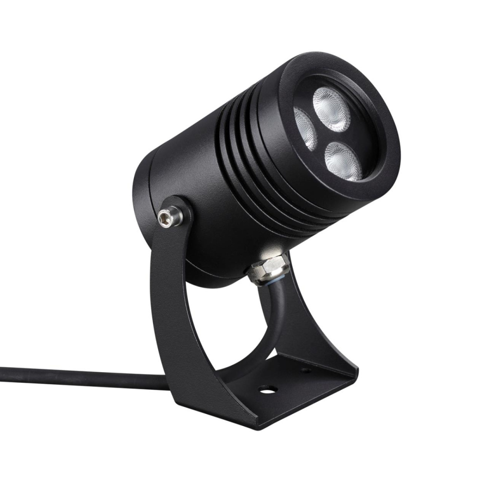 6648/6WA NATURE ODL24 617 черный/металл Фасадный поворотный светильник на 360° IP67 LED CREE 6W 4000K AC85-265V STIMA