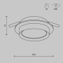 Встраиваемый светильник Technical DL086-GX53-RD-WS