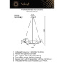 Подвесная люстра APLOYT  APL.067.03.40