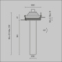 Встраиваемый светильник Technical C140TRS-L200-7W3K-W