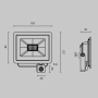 Прожектор Outdoor FL001-L10B6KSR