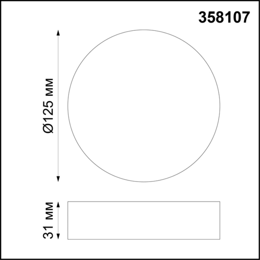 358107 OVER NT19 402 белый Накладной светильник IP20 LED 4000K 10W 85-265V ORNATE