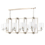 Люстры Crystal Lux NICOLAS SP10 L1300 GOLD/WHITE