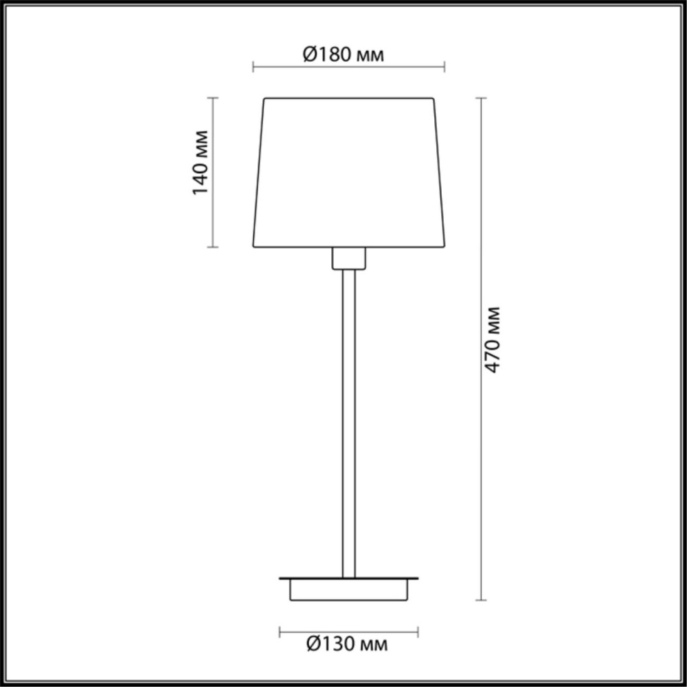 4115/1T MODERN ODL19 240 хром/серый Настольная лампа E14 1*40W EDIS