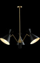 Люстра Crystal Lux JOVEN SP3 GOLD/BLACK