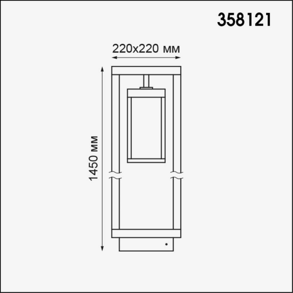 358121 STREET (В 2-Х КОРОБКАХ) NT19 324 белый Ландшафтный светильник IP54 LED 4100К 13W 100-240V IVORY LED