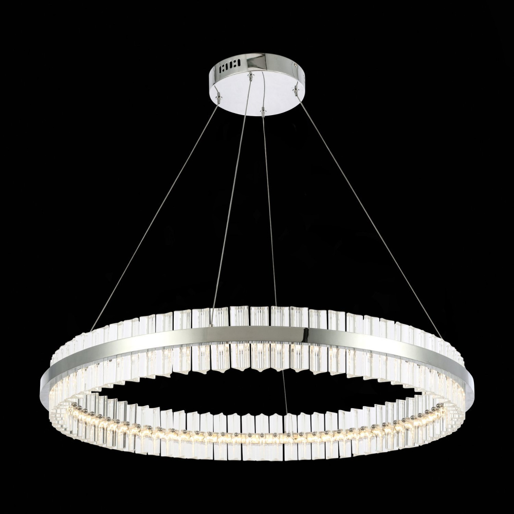 SL383.123.01 Светильник подвесной ST-Luce Хром/Прозрачный LED 1*60W 3000K CHERIO