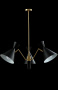 Люстра Crystal Lux JOVEN SP3 GOLD/BLACK