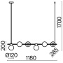 Подвесной светильник Freya FR5232PL-06B1