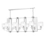 Люстры Crystal Lux NICOLAS SP10 L1300 NICKEL/WHITE