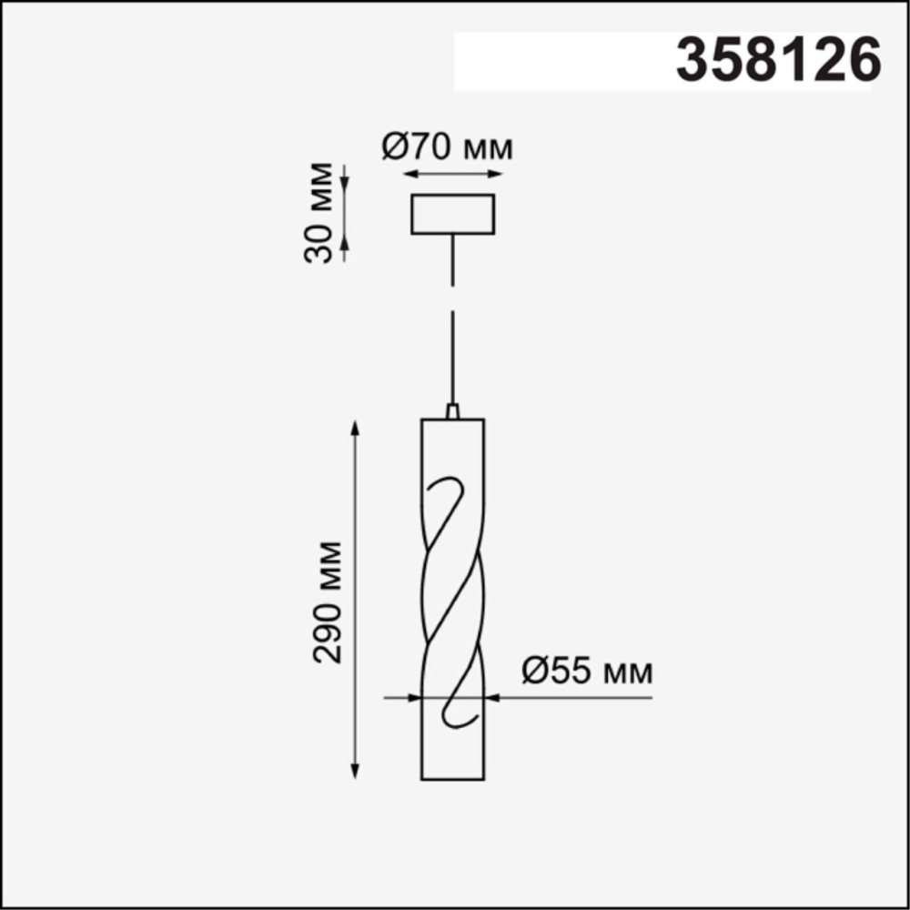 358126 OVER NT19 226 зол Накладной светильник, длина провода 1м IP20 LED 3000K 12W 160 - 265V ARTE