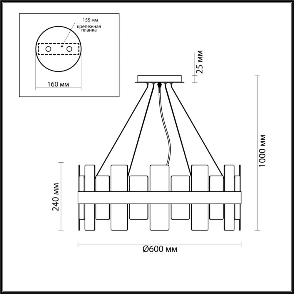 5269/6 MODERNI LN23 150 латунь Люстра E14 6*40W 220V SHANTI