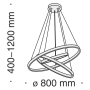 Подвесной светильник Maytoni MOD058PL-L100W4K