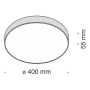 Потолочный светильник Technical C032CL-L48W4K