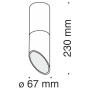 Потолочный светильник Technical C025CL-01B