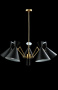 Люстра Crystal Lux JOVEN SP5 GOLD/BLACK