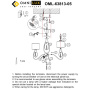 Люстра подвесная OMNILUX OML-63813-05