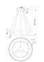 Подвесной светильник Maytoni MOD058PL-L74BS4K