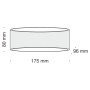 Настенный светильник (бра) Technical C806WL-L5B