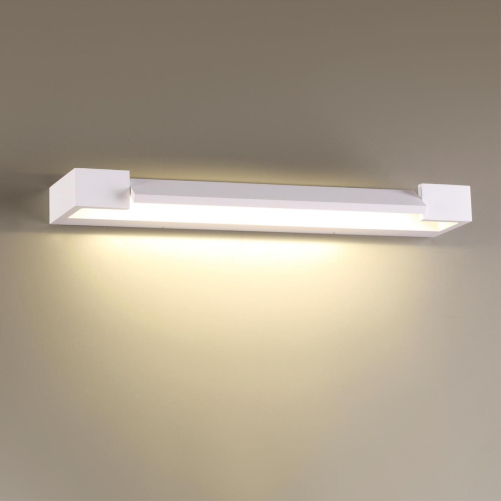 3887/12WW HIGHTECH ODL20 391 бел/металл Настен.поворотн.светильник LED 4000K 12W 220V IP44 ARNO