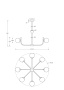 Подвесной светильник Maytoni MOD109PL-08BS